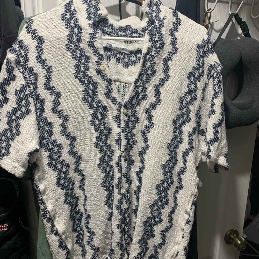 Zara button shirt